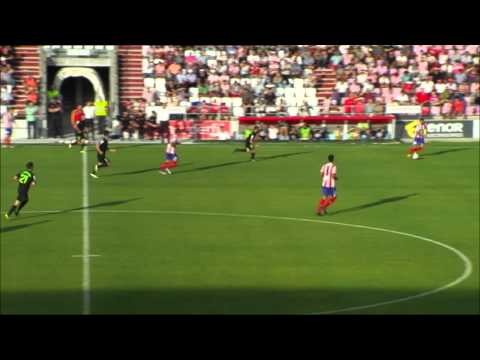 Gol de Javier Patiño (1-1) en el CD Lugo - Córdoba CF Jornada 3