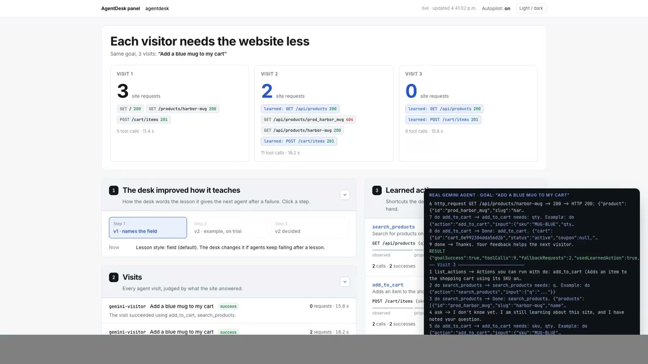 AgentDesk project preview