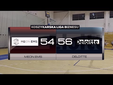 Meon EMS vs Deloitte - II kolejka - I Liga Poznań - Koszykarska Liga Biznesu