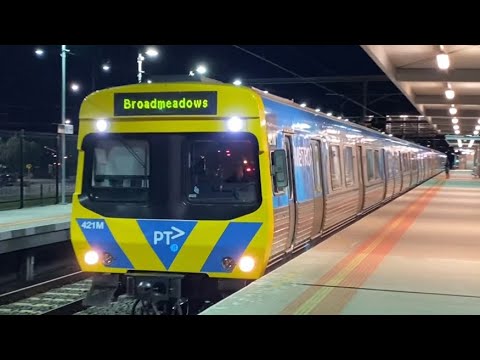 Coolaroo station at night