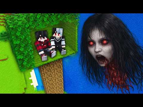 ถ้าเกิด!! ผมสร้างบ้านต้นไม้ แต่กับเจอ ผีกระสือ อยู่ข้างบ้าน จะรอดไหม - (Minecraft กระสือ)