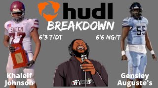 HUDL BREAKDOWN Gensley Auguste's & Khaleif Johnson | OFFSCRIPT LIVE
