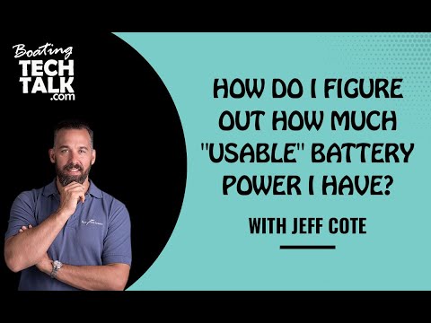 How Do I Figure Out How Much "Usable" Battery Power I Have?