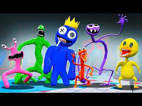 я играю в радужных друзей!в роблокс