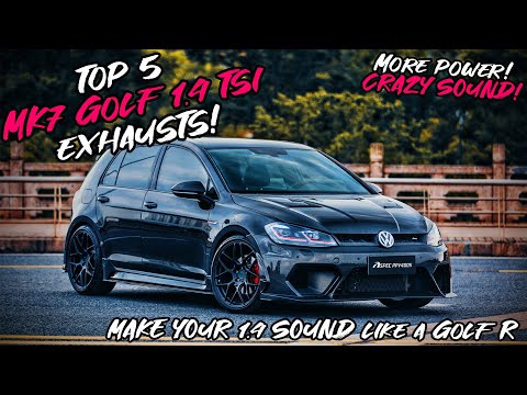 Top 5 VW Golf 7 1.4 TSI Exhausts 2023!