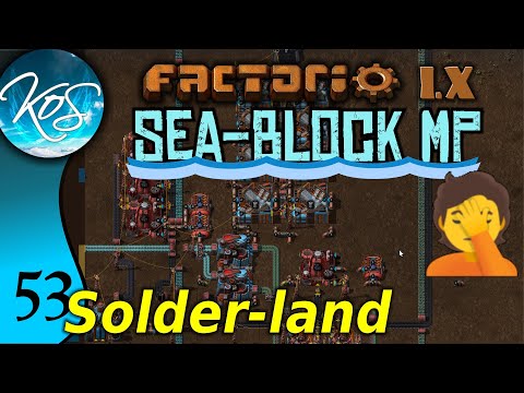 Factorio Seablock 53 - AFTER 4 HOURS OF MOUSE BREAKING WORK! | MP with Mathias