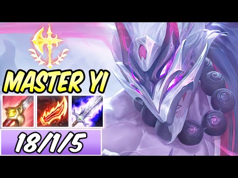 S+ BLOOD MOON MASTER YI JUNGLE CONQUEROR ON-HIT ATTACK SPEED | Build & Runes | League of Legends