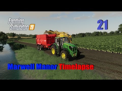 Farming Simulator 19 Timelapse Marwell Manor EP21 with subtitles