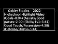 Oakley Staples - 2022 High-school Highlight Video