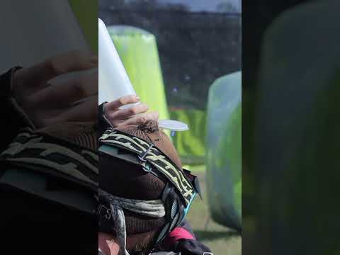 Crazy Angle! Look At That Paint Fly!