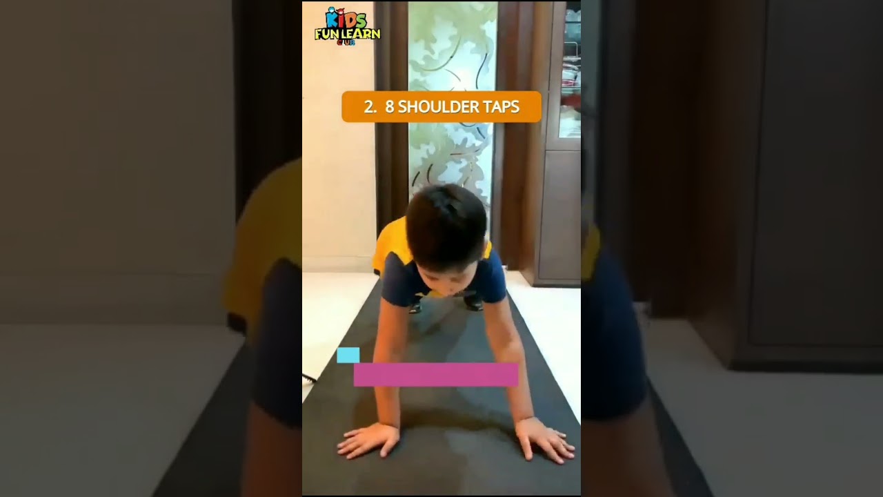 Fitness Challenge with Kids #shorts