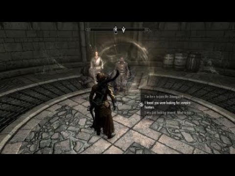 When you recruit bears to Fort Dawnguard