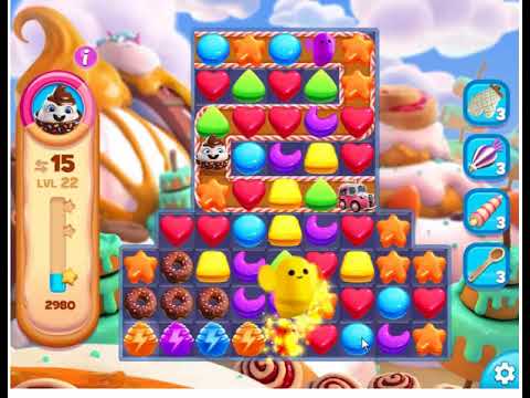 Cookie Jam Blast Level 22 - No Boosters