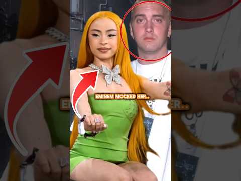 Ice Spice Fights Back After Brutal Eminem Diss🤯 #celebrity #shorts #music #icespice