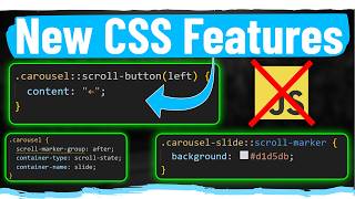 NEW CSS Scroll Features are Game Changers