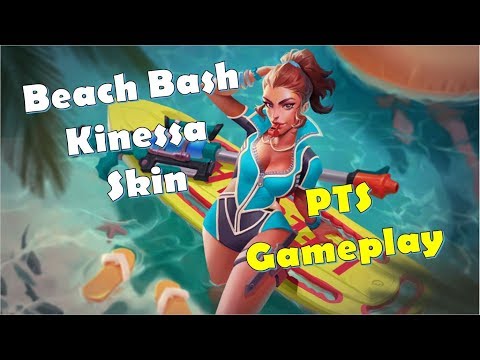 Paladins 2.7 Sun & Moon PTS - Kinessa New Beach Bash Skin, Voice Gameplay