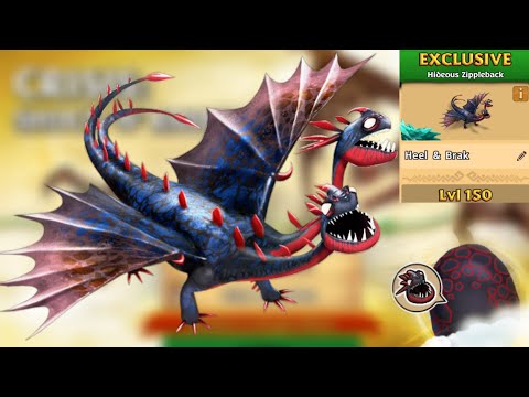 HEEL & BRAK (Gauntlet Prize) Max Level 150 Titan Mode - Dragons:Rise of Berk