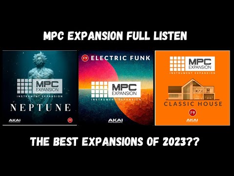 MPC Expansion Full Listen F9 Neptune, Electric Funk, Classic House