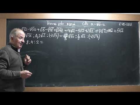 2/3 1768 Clasa 7 Introducerea/Scoaterea numar de sub radical Radicali asemenea Operatii cu radicali