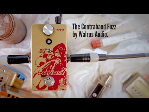Walrus Audio Contraband Fuzz 2016 - 2017 - Gold Sparkle / Red image 3