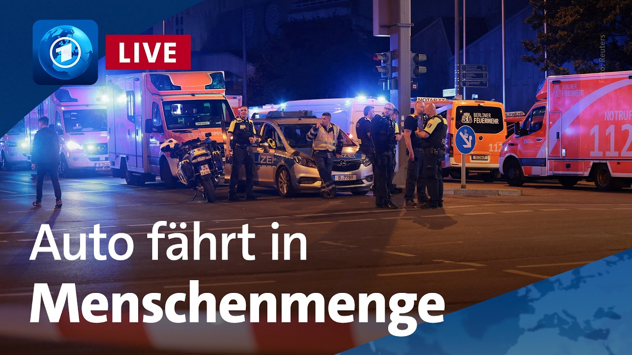Am Rande des CSD in Berlin: Auto fährt in Menschenmenge