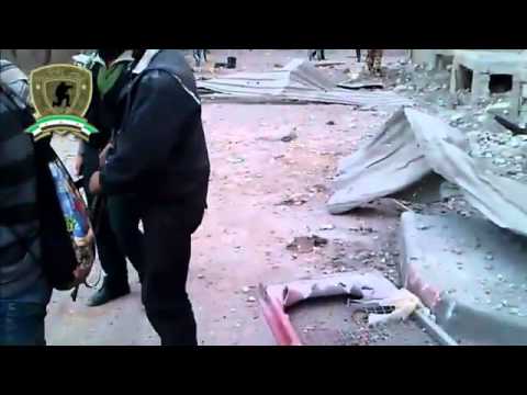 جولة برفقة كتيبة أحفاد سيدنا الحمزة التابعة للواء العدالة بعد السيطرة على حاجز الجد ورجب في بلدة يلدا في ريف دمشق