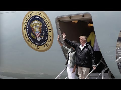 President Trump visits hurricane devastated Puerto Rico