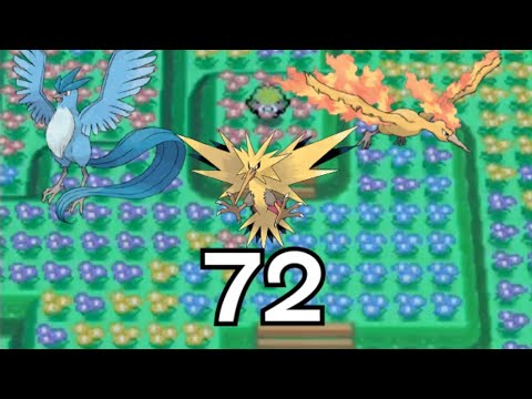 Pokemon platinum #72  Catching Articuno,Moltres,Zapdos and Shymin {END}
