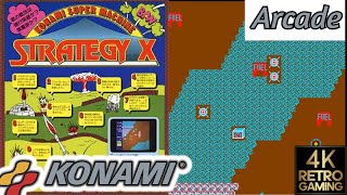 Strategy X Arcade ( Konami 1981 ) 4k Gameplay