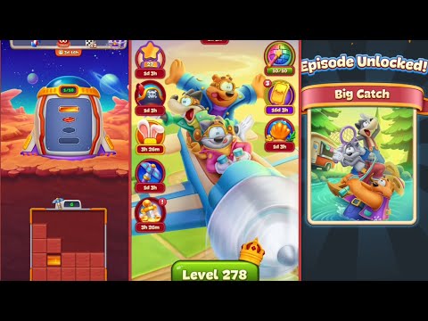 Toon Blast Level 278 To 292 And Unlocked New Episode Big Catch