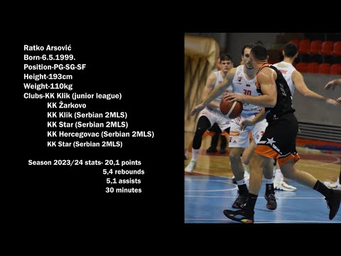 Ratko Arsovic 2023/24 highlights