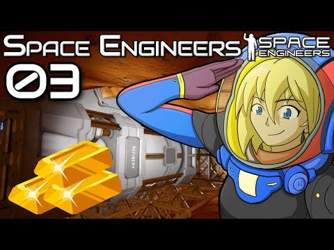 Finding gold on Mars | Space Engineers Survival Gameplay | 03
