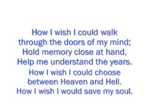 James Blunt - Tears And Rain Lyrics Video