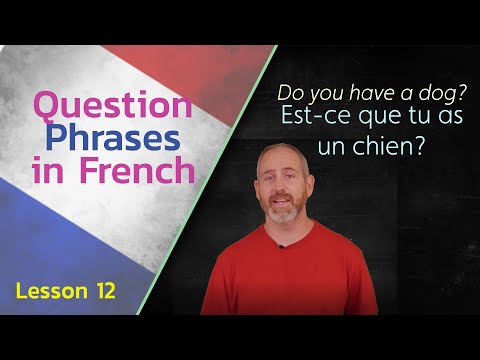 Question Phrases in French | The Language Tutor Lesson 12