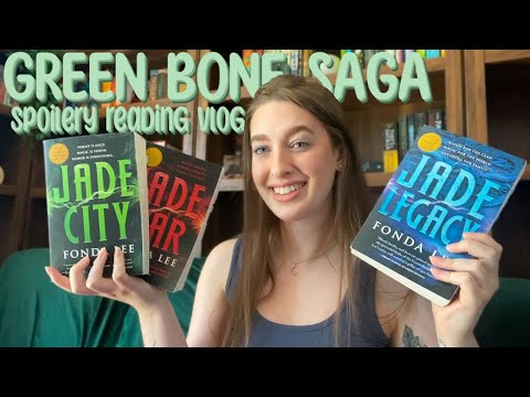 being book club reading vlog / green bone saga series // spoilers!