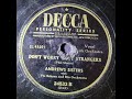 Andrews Sisters With Vic Schoen and His Orchestra – Don't Worry 'Bout Strangers