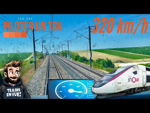 4K CABRIDE TGV - De PARIS EST à LUXEMBOURG