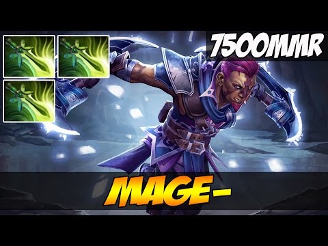 MagE- 7500 MMR Plays Anti-Mage with 3 Butterflies - Dota 2