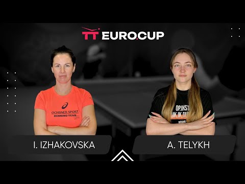 17:45 Inha Izhakovska - Anastasiia Telykh  24.01.2025 TT Euro.Cup Women Ukraine Star. TABLE 3