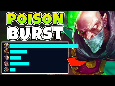 BREAKING THE DAMAGE CHARTS WITH FULL AP MAGE SINGED! (POISON BURST) - League of Legends