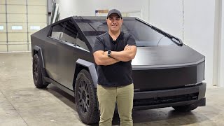 Behind The Scenes of a CYBERTRUCK Wrapping at InkIt!
