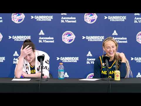 Caitlin Clark & Sophie Cunningham: Indiana Fever Postgame | vs. Seattle Storm | 05.17.26