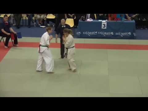 Lisa Maruskin Vs Ludivine Lafuente Cuellar Finale Women -65kgs Coupe de France 2015 Kyokushinkai