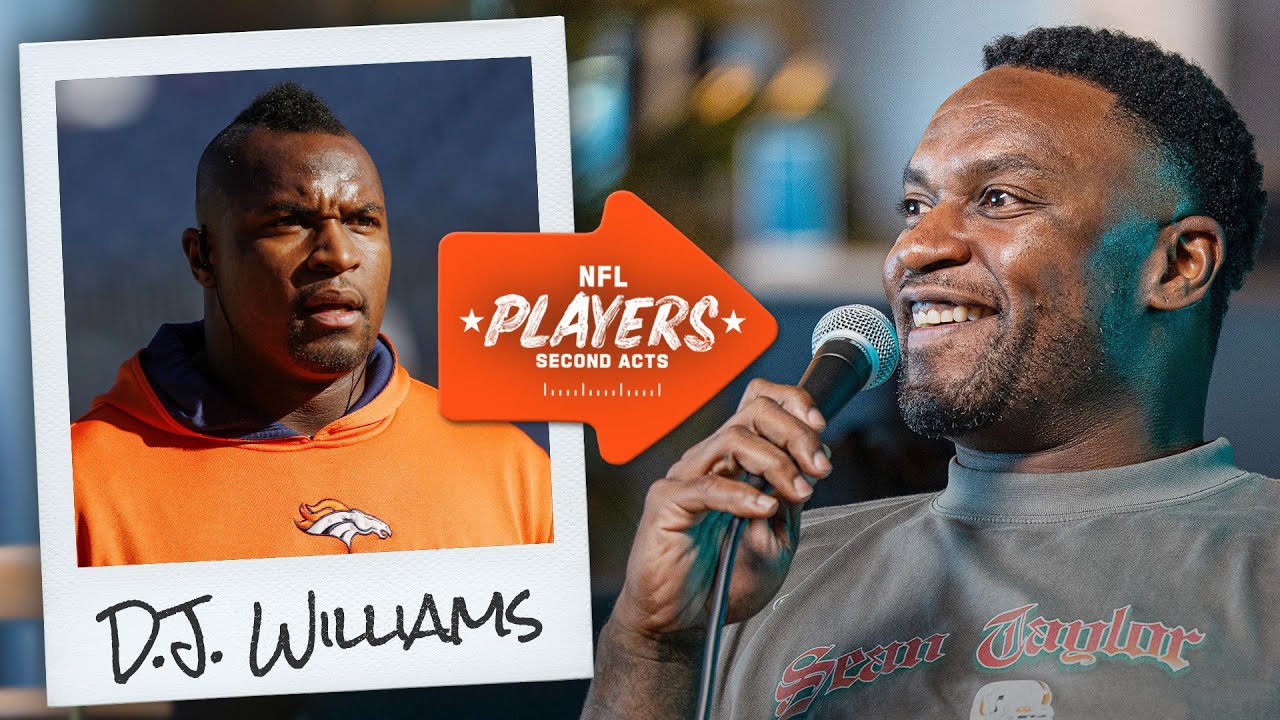 DJ Williams talks playing with Peanut’s Bears, Dyme Lyft Clothing Brand | NFL Players: Second Acts