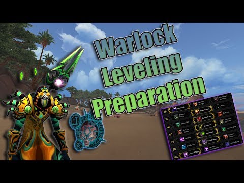 Battle for Azeroth - Warlock Leveling Preparation and Survival Guide!