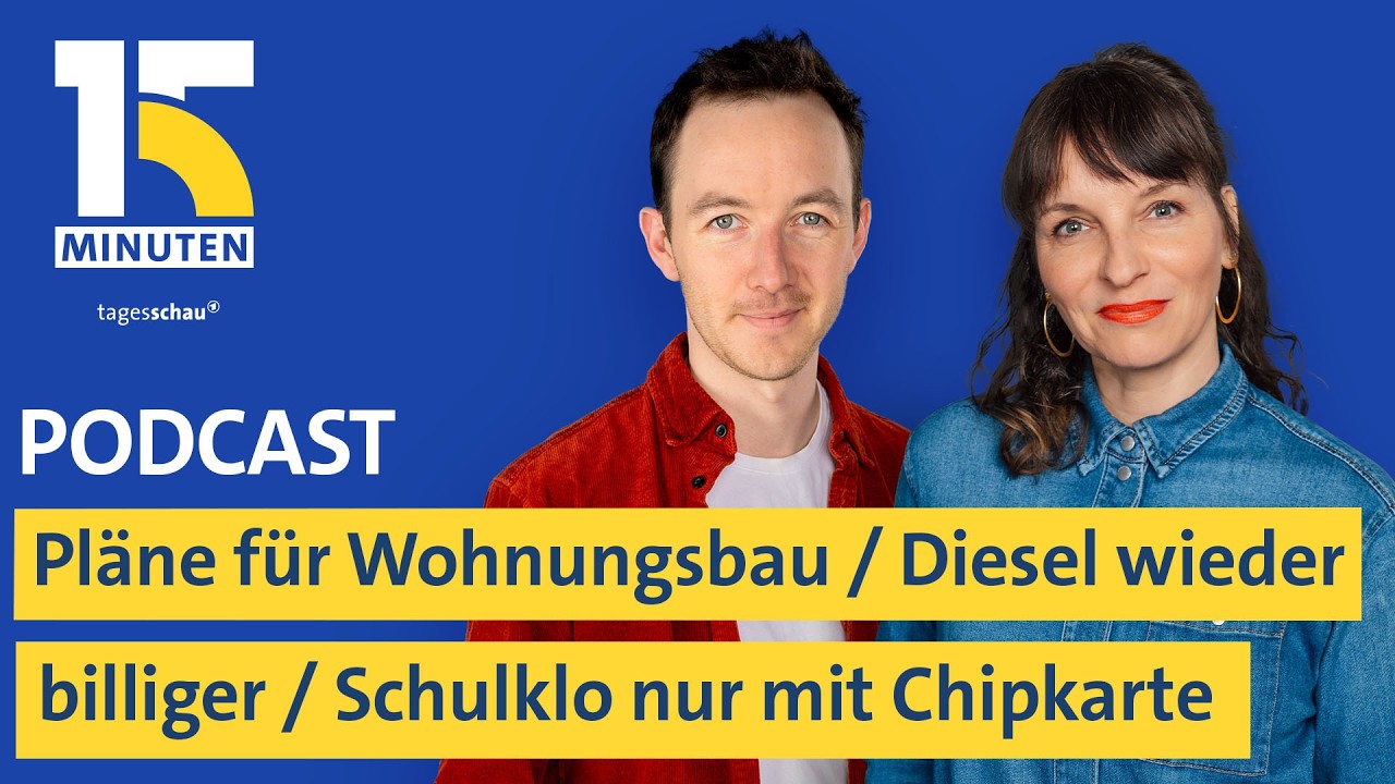 Vorfahrt für Wohnungsbau / Diesel wieder günstiger als Benzin / Chipkarten für Schultoiletten