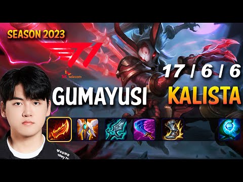 T1 Gumayusi KALISTA vs KAI'SA ADC - Patch 13.17 KR Ranked