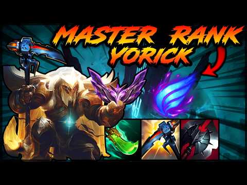 How I got MASTER Rank On Yorick- (Phase Rush Tech) - [S16]