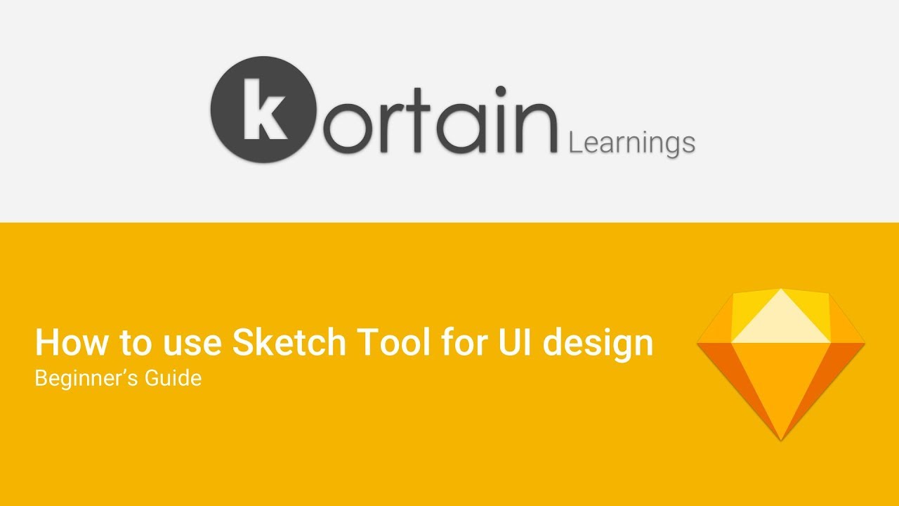 How to use sketch tool for UI design - Beginner's guide
