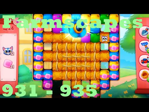 Farmscapes Level 931 - 935 HD Gameplay Walkthrough |  3 - match game | android | ios | pc | app